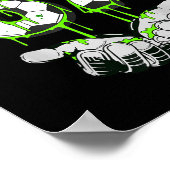 Soccer Drip Number 67 Boys Soccer Player 67 Footba Poster (Hoek)