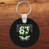 Soccer Drip Number 67 Boys Soccer Player 67 Footba Sleutelhanger (Voorkant)