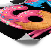 Soccer Drip Number 67 Boys Soccer Player 67 Poster (Hoek)