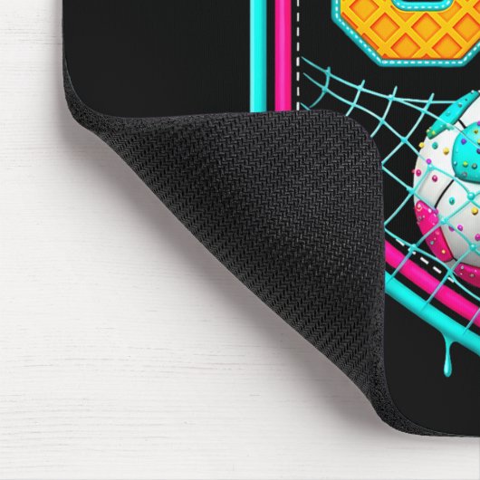 Soccer Drip Number 67 Soccer Player Muismat (Hoek)