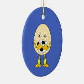 Soccer Egghead Keramisch Ornament (Rechts)