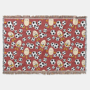Soccer Egghead Pattern Deken