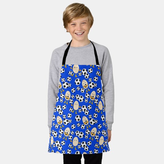 Soccer Egghead Pattern Schort (Gedragen)