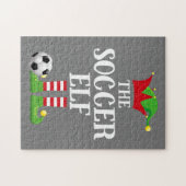 Soccer Elf Family Matching Kerstgroep Elf Legpuzzel (Horizontaal)