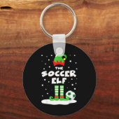 Soccer Elf Matching Group Family Holiday Christmas Sleutelhanger (Voorkant)