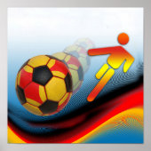 Soccer en Football Dynamics Small Poster (Voorkant)