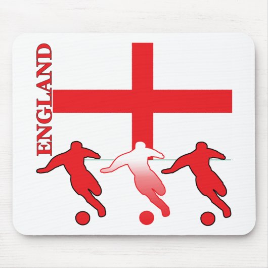 Soccer England Mousepad Muismat (Voorkant)