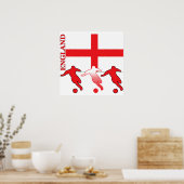 Soccer England Poster (Keuken)