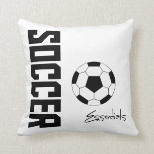 Soccer Essentials Pillow (zwart) Kussen