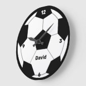 Soccer Fan AcrylWall klok (Hoek)