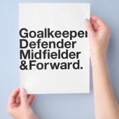 SOCCER Fan Flyer (Hand)