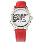 SOCCER Fan Horloge (Voorkant)