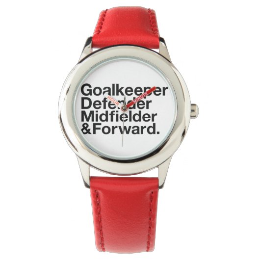 SOCCER Fan Horloge (Voorkant)