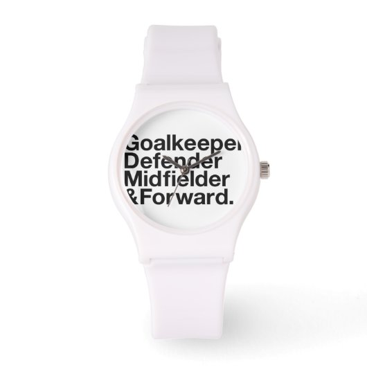 SOCCER Fan Horloge (Voorkant)