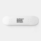 SOCCER Fan Persoonlijk Skateboard (Horizontaal)