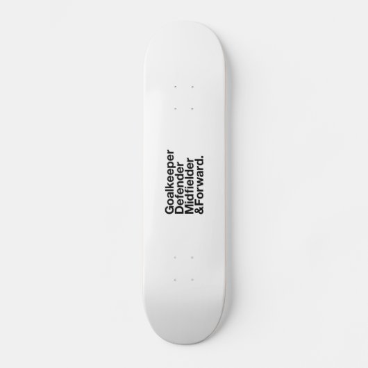 SOCCER Fan Persoonlijk Skateboard (Voorkant)