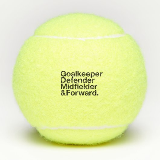 SOCCER Fan Tennisballen (Voorkant)