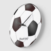 Soccer Fan Wall Clock Grote Klok (Hoek)