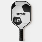 Soccer Fans Player Number en Name Pickleball Paddle (Voorkant)
