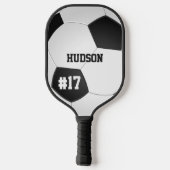 Soccer Fans Player Number en Name Pickleball Paddle (Achterkant)