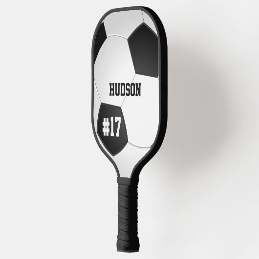 Soccer Fans Player Number en Name Pickleball Paddle (Links)