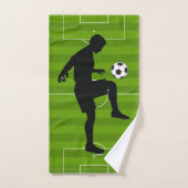 Soccer Field Design Towel Set Bad Handdoek (Handdoek)