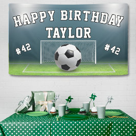 Soccer Field Football Sports Happy Birthday Spandoek