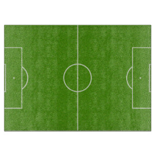 Soccer Field Pattern op Grass Snijplank
