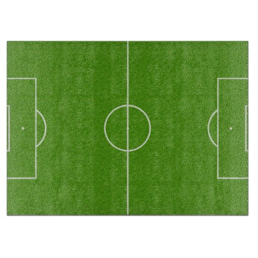 Soccer Field Pattern op Grass Snijplank (Voorkant)