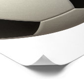 Soccer First Birthday Milestone Birthday Poster (Hoek)