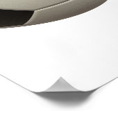 Soccer First Year Down 1st Birthday Party Poster (Hoek)