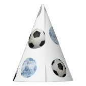 Soccer First Year Down Birthday Party Feesthoedjes (Achterkant)