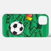 Soccer Football Attack Goal Case-Mate iPhone Case (Achterkant (horizontaal))