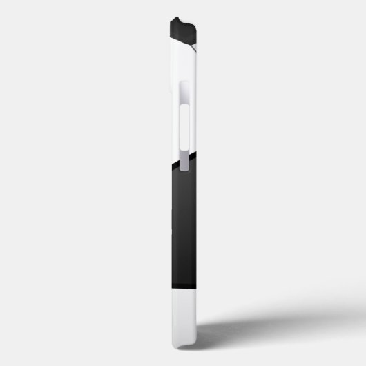 Soccer Football Ball Player Number Monogram Case-Mate iPhone Case (Achterkant / Links)