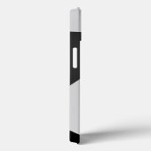 Soccer Football Ball Player Number Monogram Case-Mate iPhone Case (Achterkant / Rechts)