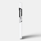 Soccer Football Ball Player Number Monogram Hoesje (Achterkant / Links)