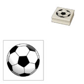 Soccer Football Ball Rubberstempel (Gestempeld)