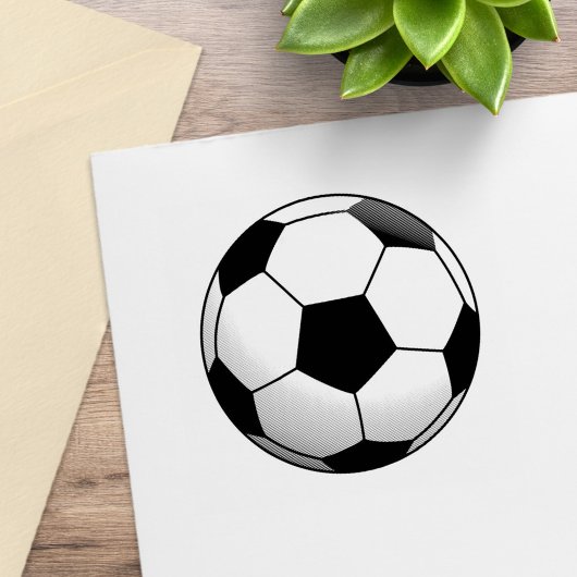 Soccer Football Ball Rubberstempel