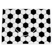 Soccer Football Ball Texture Groot Cadeauzakje (Voorkant)
