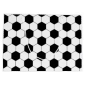 Soccer Football Ball Texture Groot Cadeauzakje (Achterkant)