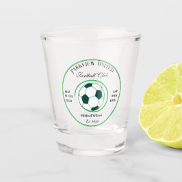 Soccer Football Club Bar Shot Glasses Glas