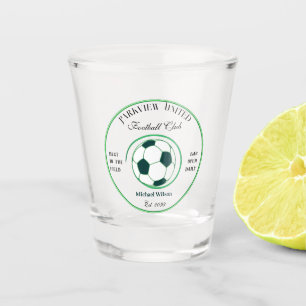 Soccer Football Club Bar Shot Glasses Glas