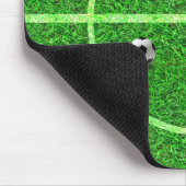 Soccer Football Field Ball - Mousepad Muismat (Hoek)