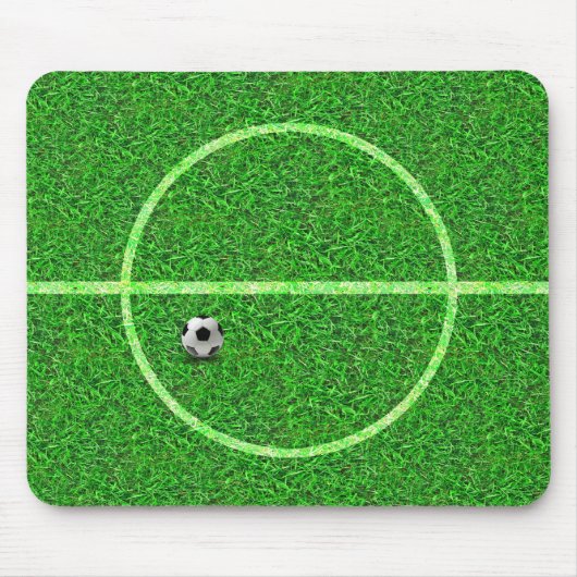 Soccer Football Field Ball - Mousepad Muismat (Voorkant)