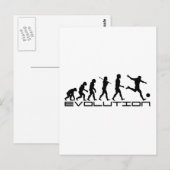 Soccer Football Futbol Sport Evolution Art Briefkaart (Voorkant / Achterkant)