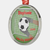 Soccer Football Goalie Persoonlijk Ornament (Links)