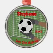 Soccer Football Goalie Persoonlijk Ornament (Voorkant)