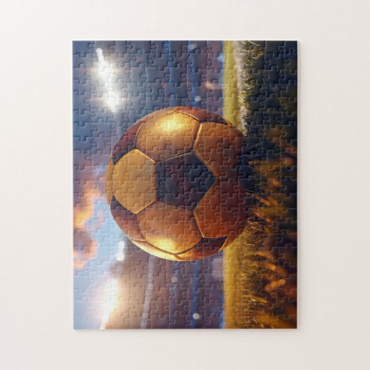 Soccer Football - Golden Ball Legpuzzel (Verticaal)