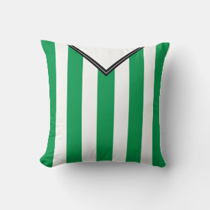 Soccer Football Jersey Name Number Sjabloon, Green Kussen