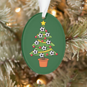 Soccer Football kerstboom Ornament